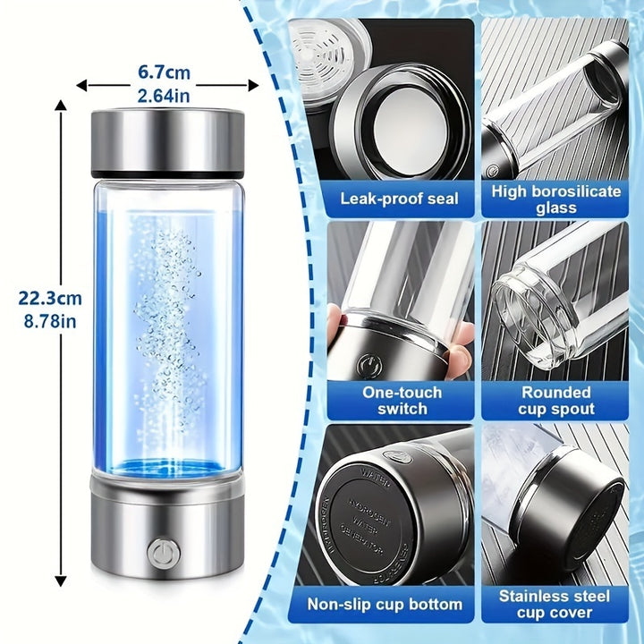 Portable Hydrogen Water Bottle Generator